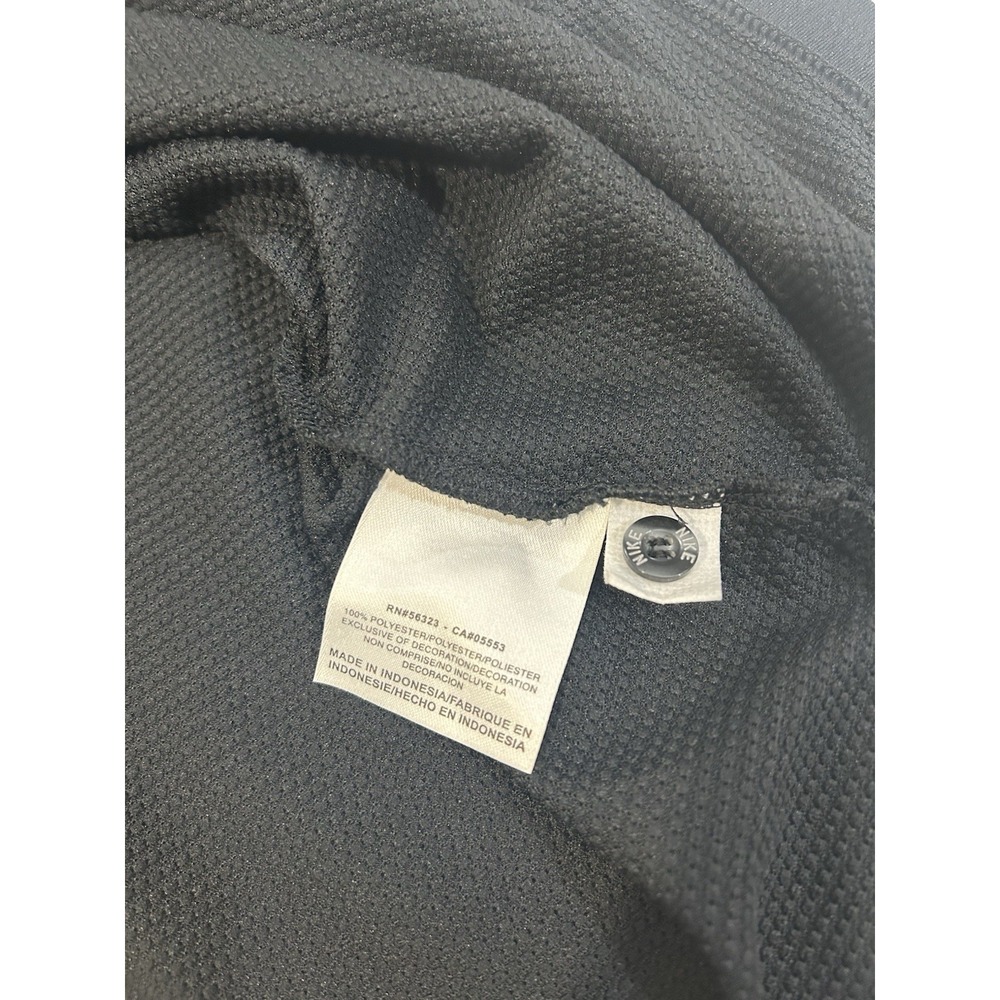 Golf Polo Black Size Medium